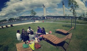 The Quays picnic in rouen -